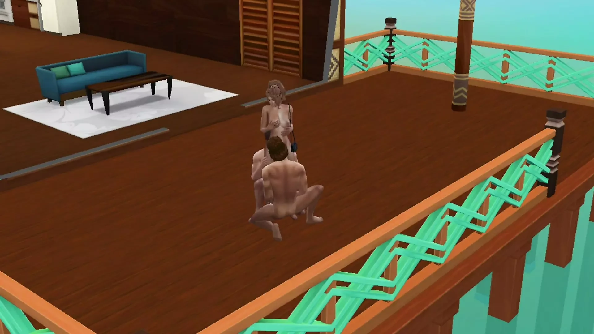 Giving our step sister the best double penetration and cum shot. Sneaky Cheating Sims.