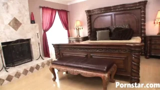 Blonde babe Brittany Angel and ebony hottie dolce damone fuck hardcore