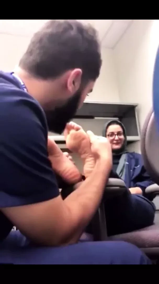 Stinky Muslim hijab soles worship