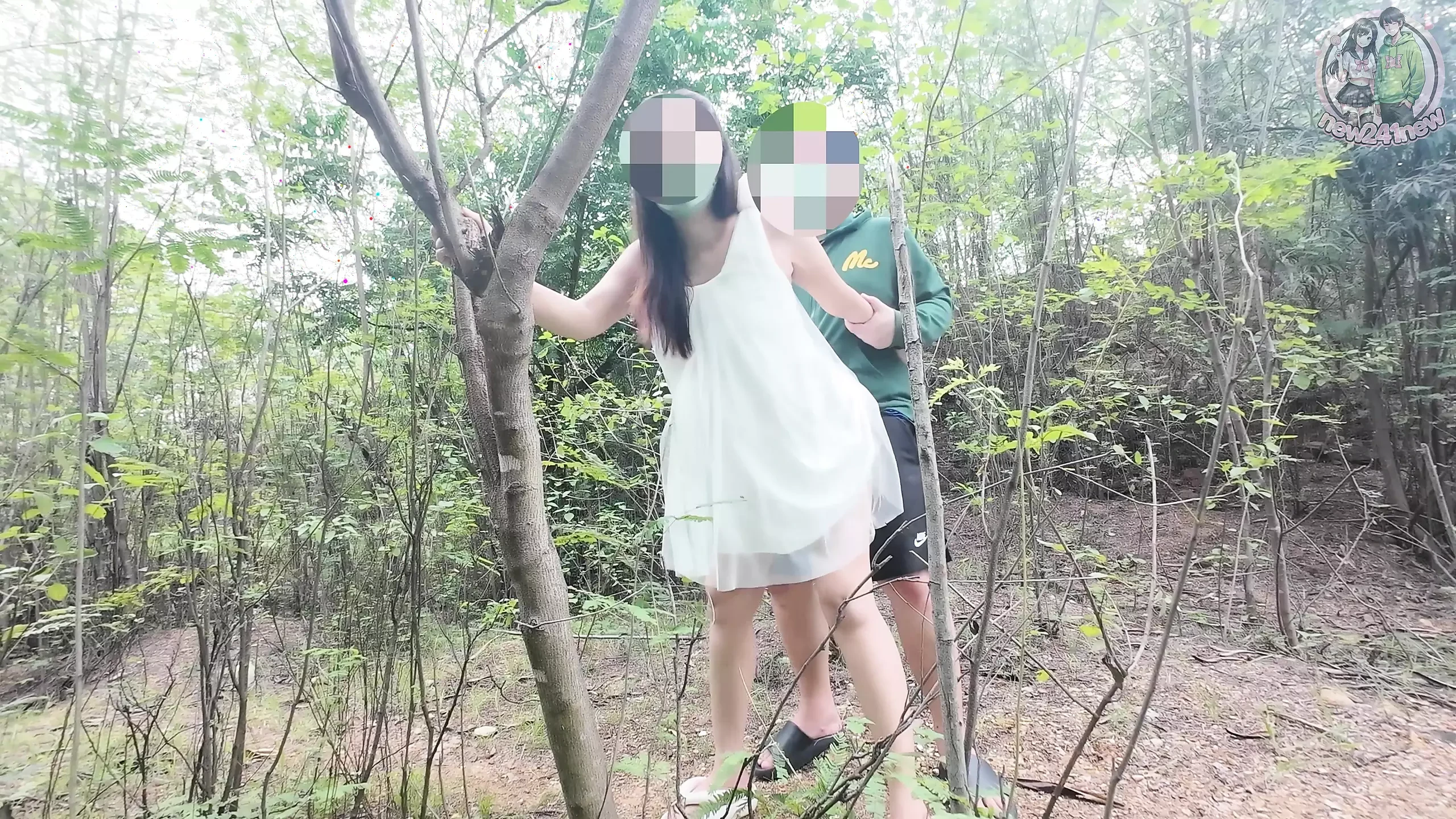 Thai girl asks for quick in the jungle No one around! Thai Voice