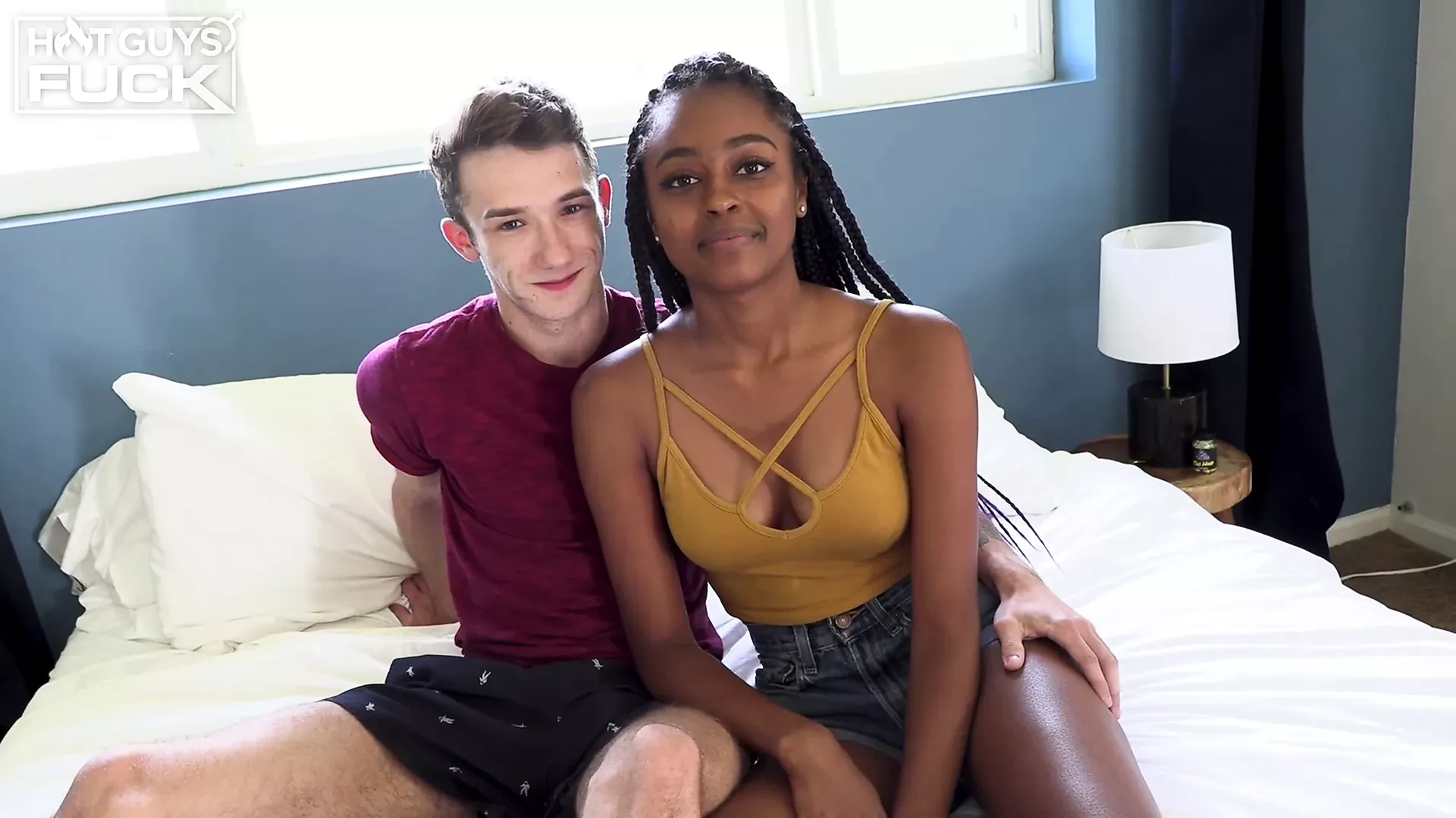 Ebony Bombshell Destiny Breaks In Hairy Newbie Connor