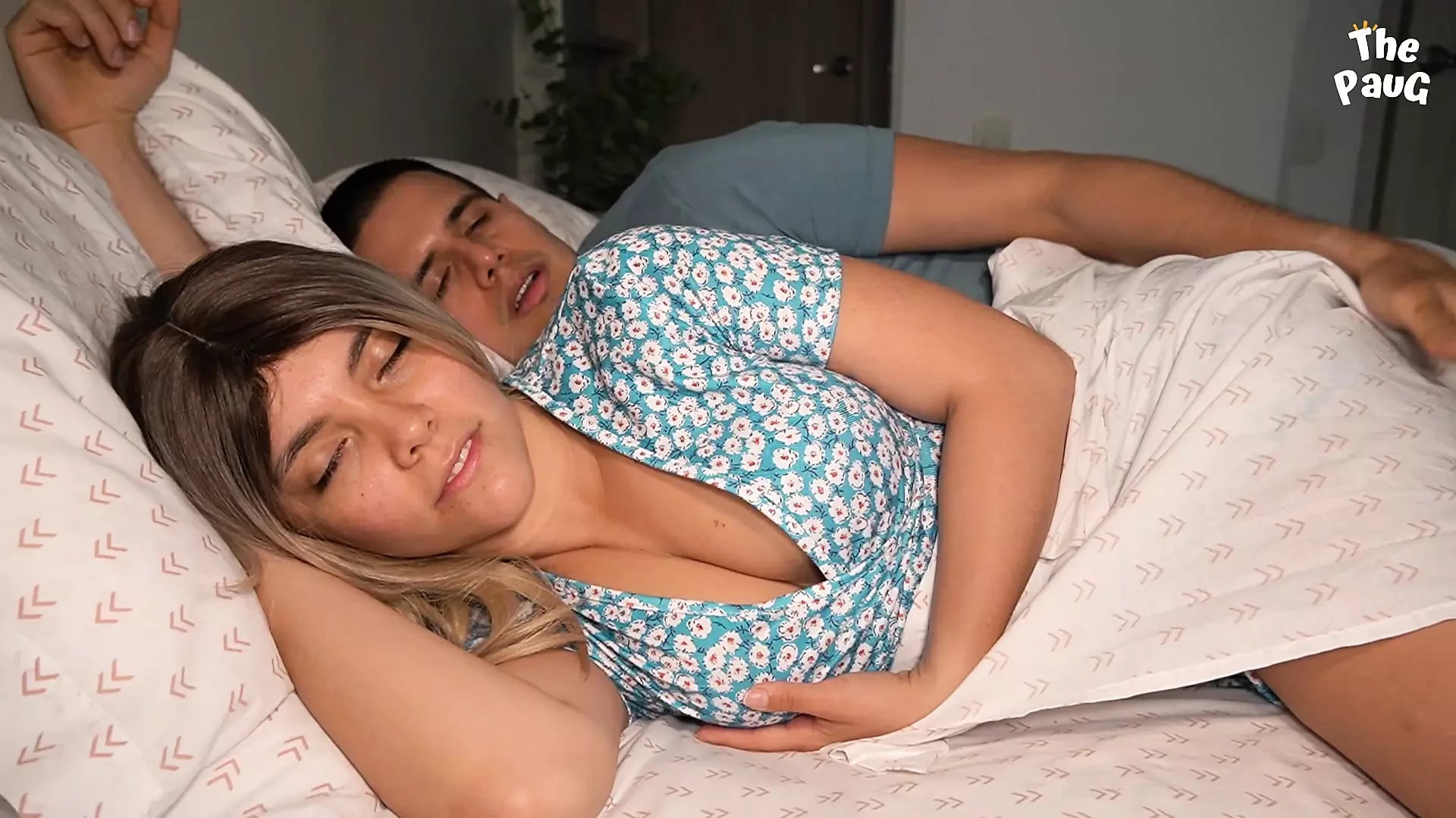 Stepmom’s friend shares bed with stepson