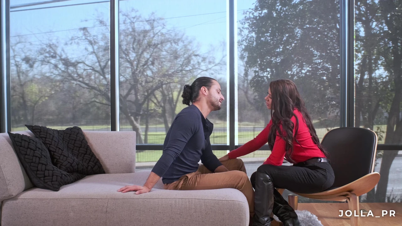 I finally got my psychology patient to fuck me in my office