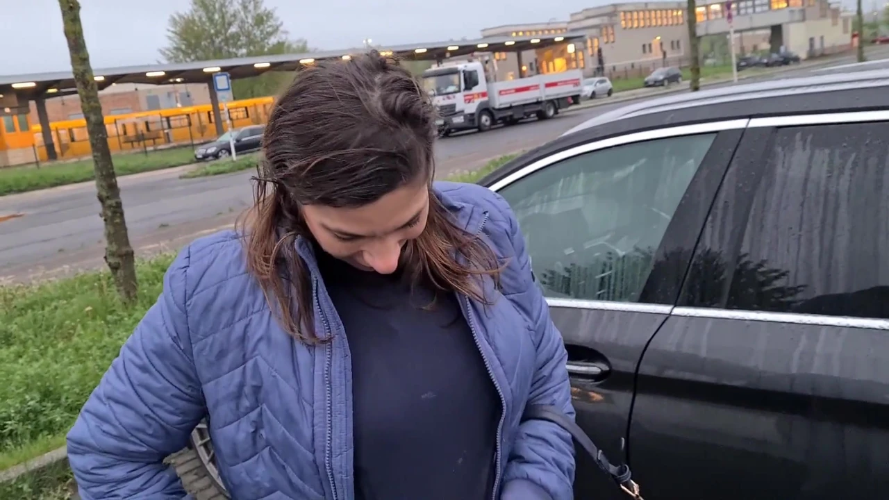 Parking lot – pissing in the mouth and sperm