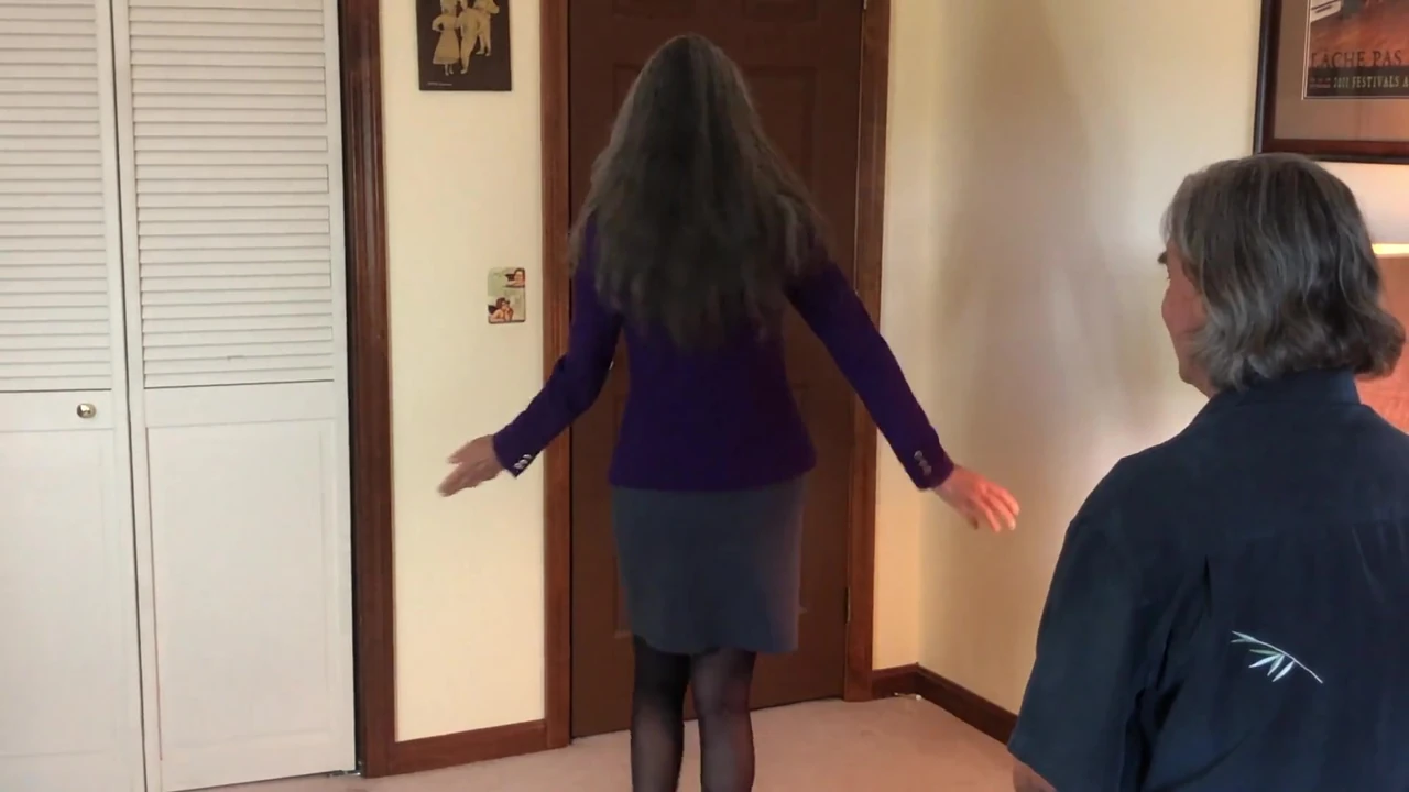 Mature Submissive MILF Receives Slave Collar and Worships Cock